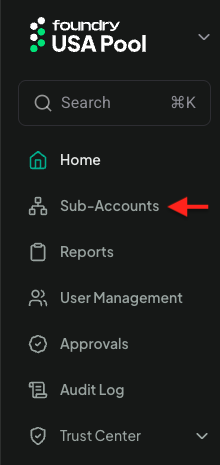 sub-accounts nav